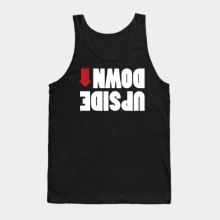 Upside down funny design Tank Top